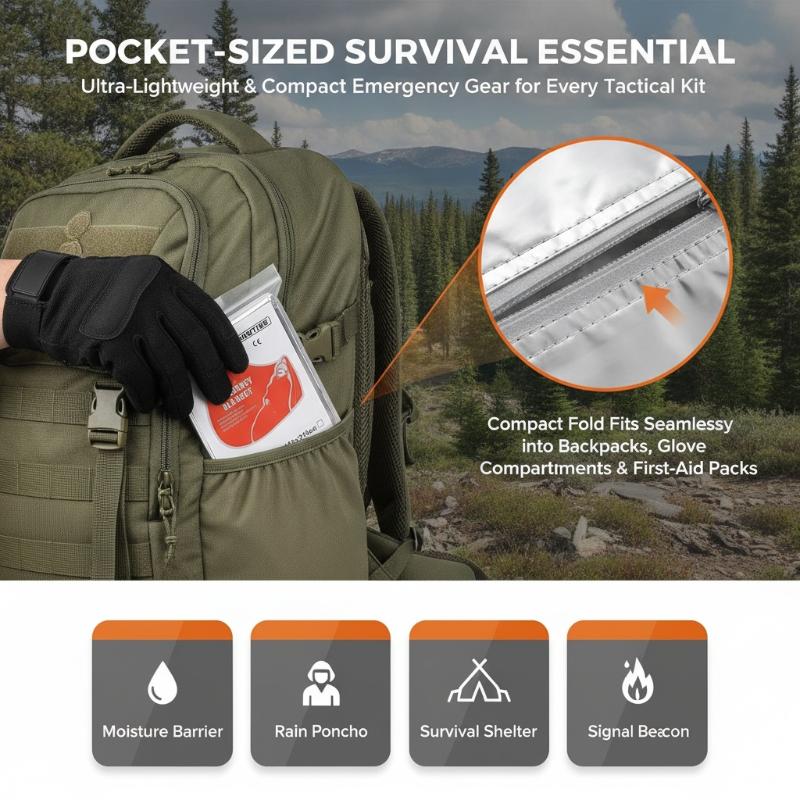 5Pcs Waterproof Reflective The - Survival Blanket Reflective ulasan dan harga