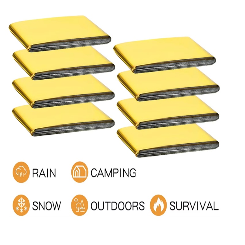 130×210cm Gold Mylar Survival  - Survival Blanket Reflective ulasan dan harga