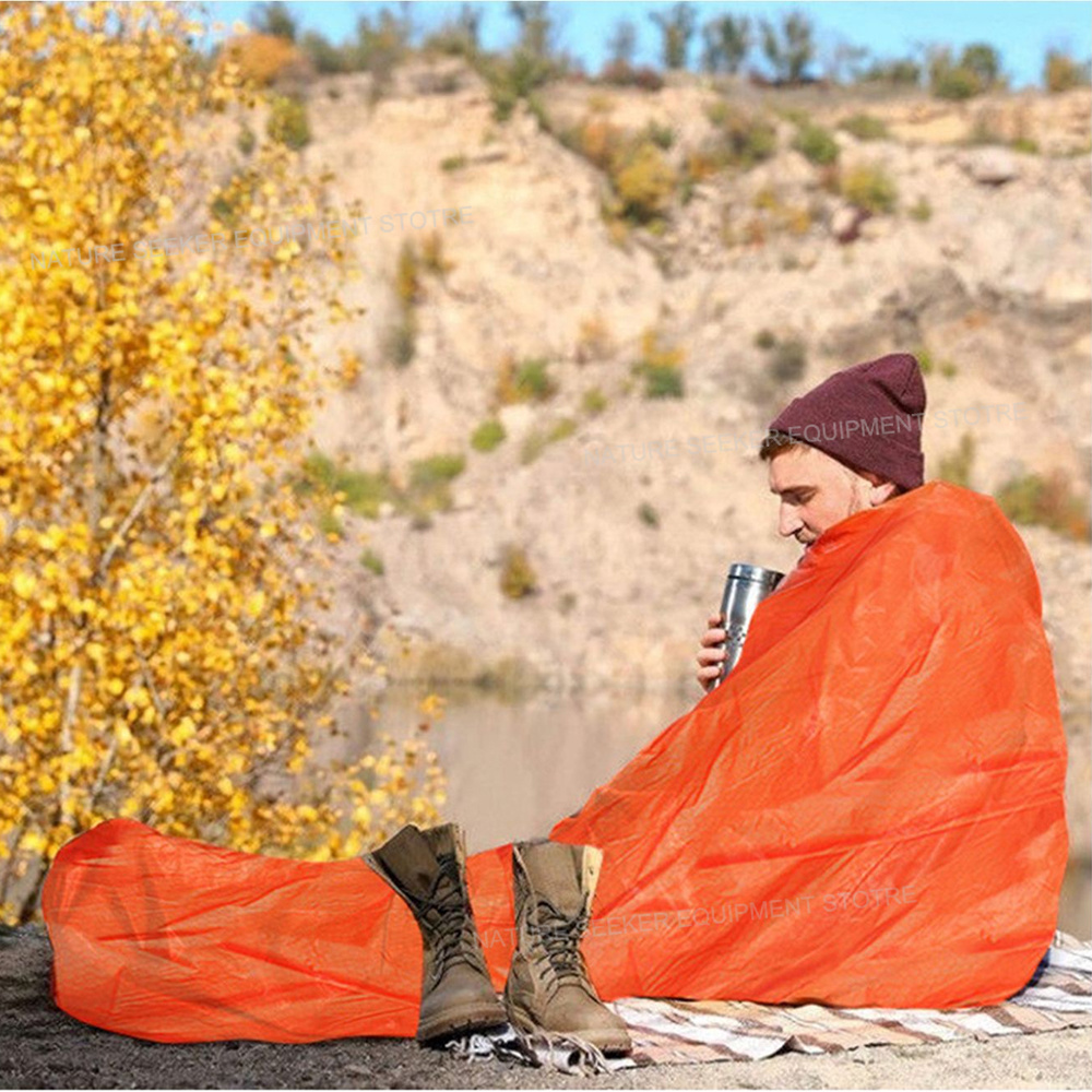Emergency Thermal Sleeping Bag - Bivy Bag Emergency ulasan dan harga